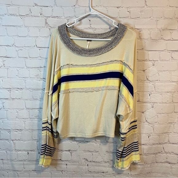 Free People Cooper Top Oatmeal Combo size XS - Picture 1 of 7
